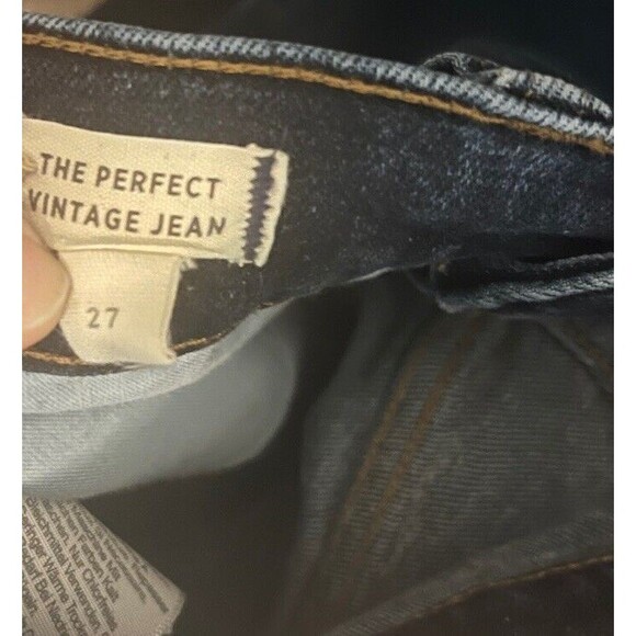 Madewell Jeans Women’s 27 Mid Rise Perfect Vintage Blue Stretch Classic - Picture 4 of 10